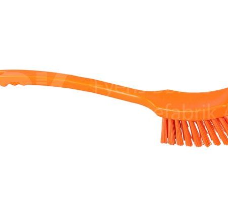 cepillo multiusos con mango largo naranja